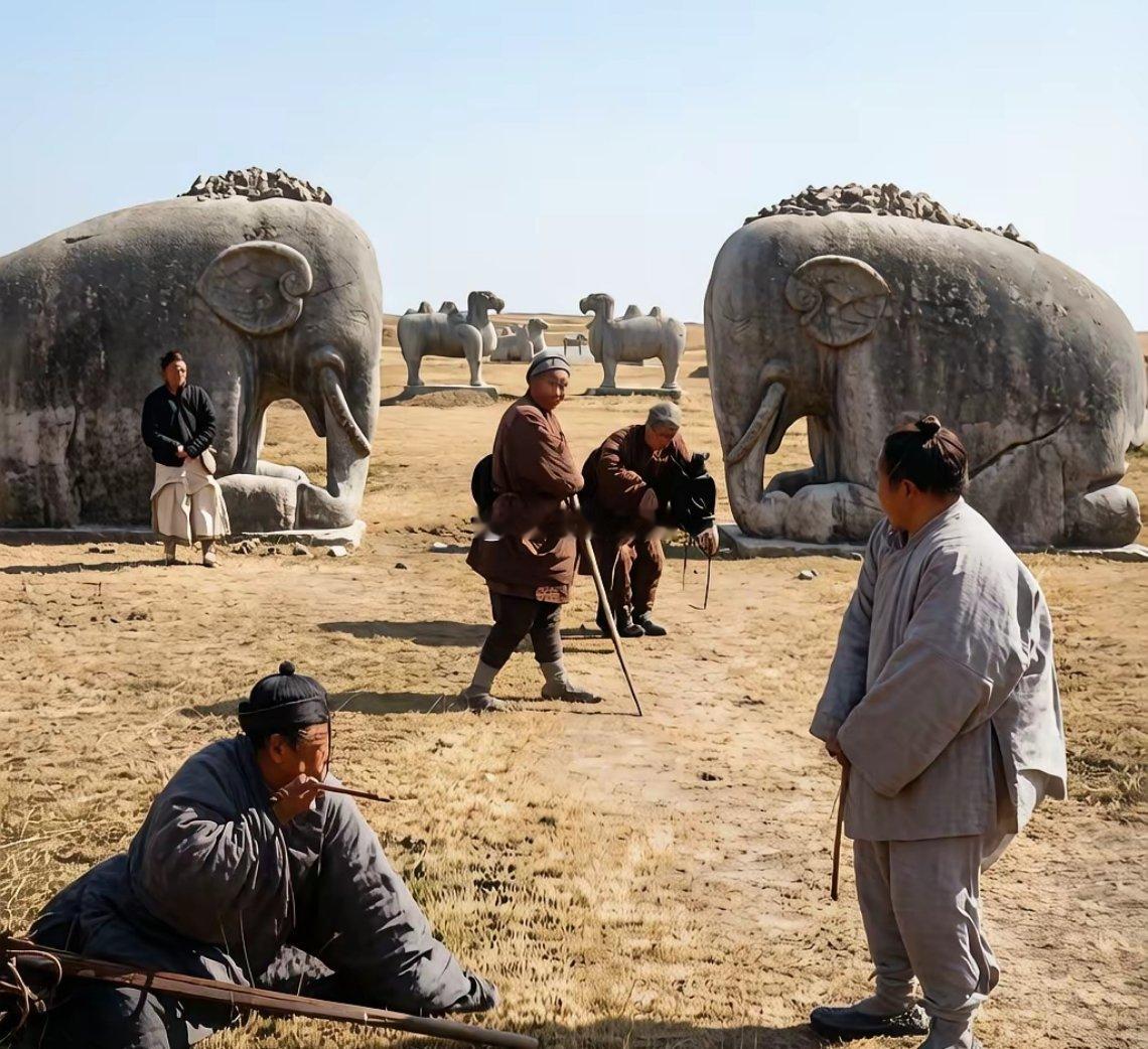 一百年前的明孝陵，那时候能旅游真的了不起。 