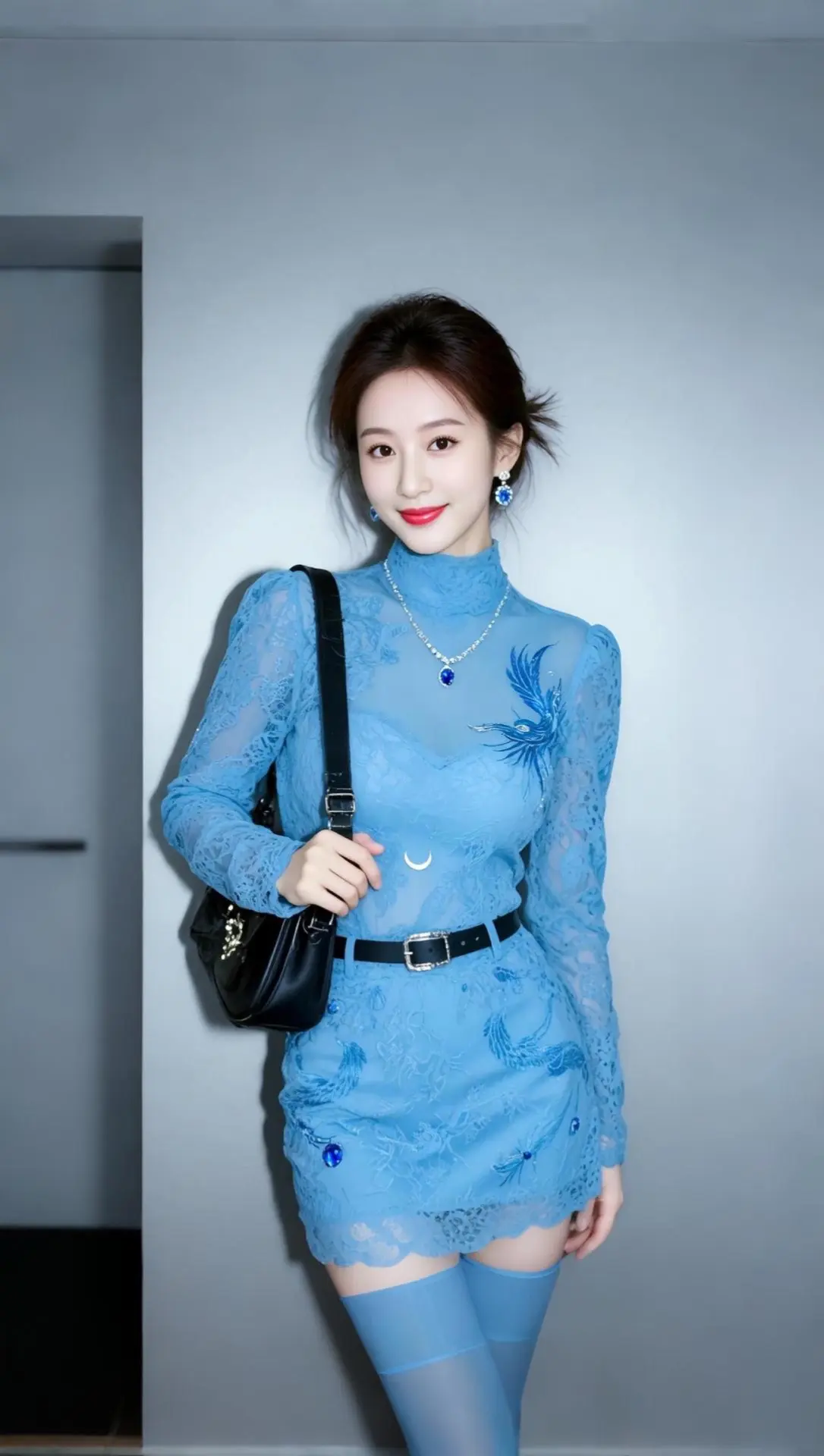 AI蓝调质感写真 随变ai随便玩