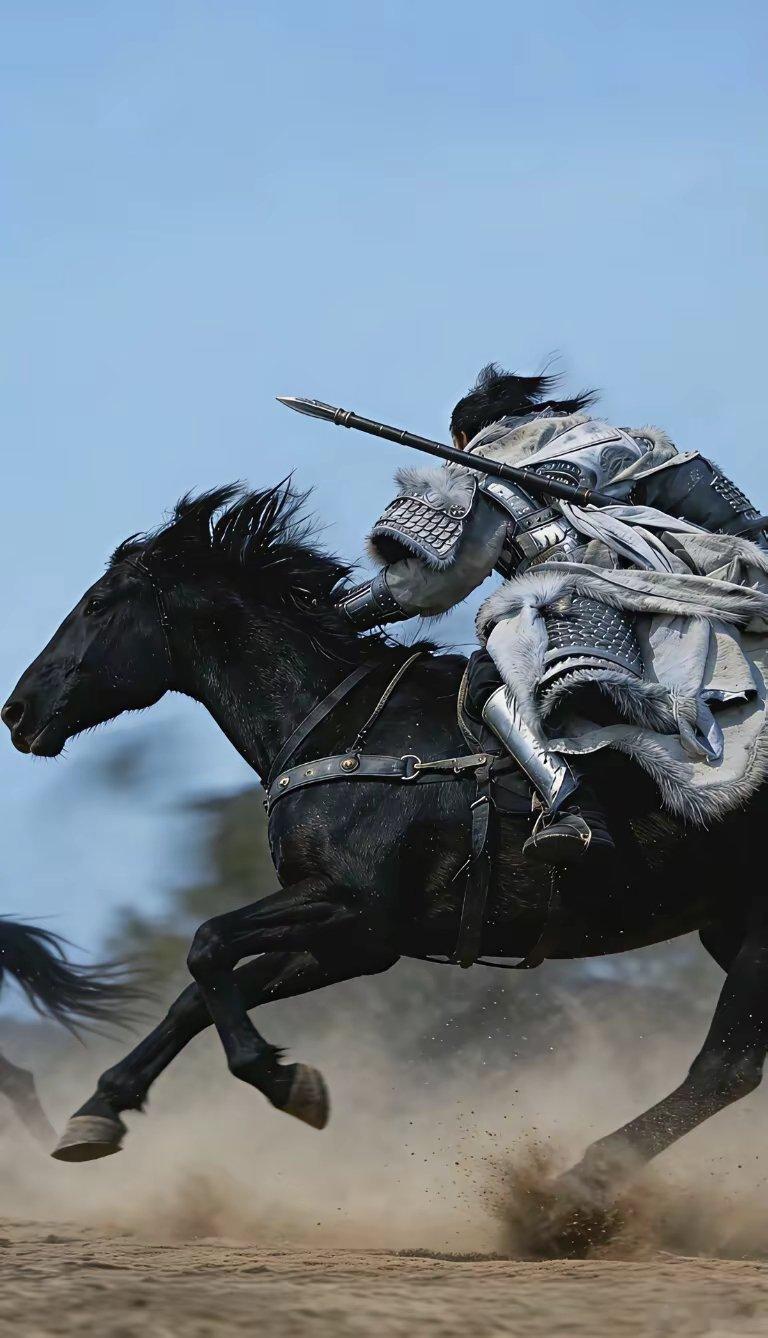 何润东 翻红何润东这两组策马扬鞭的剧照，真的越看越有味道！像他这样有真功底、有演