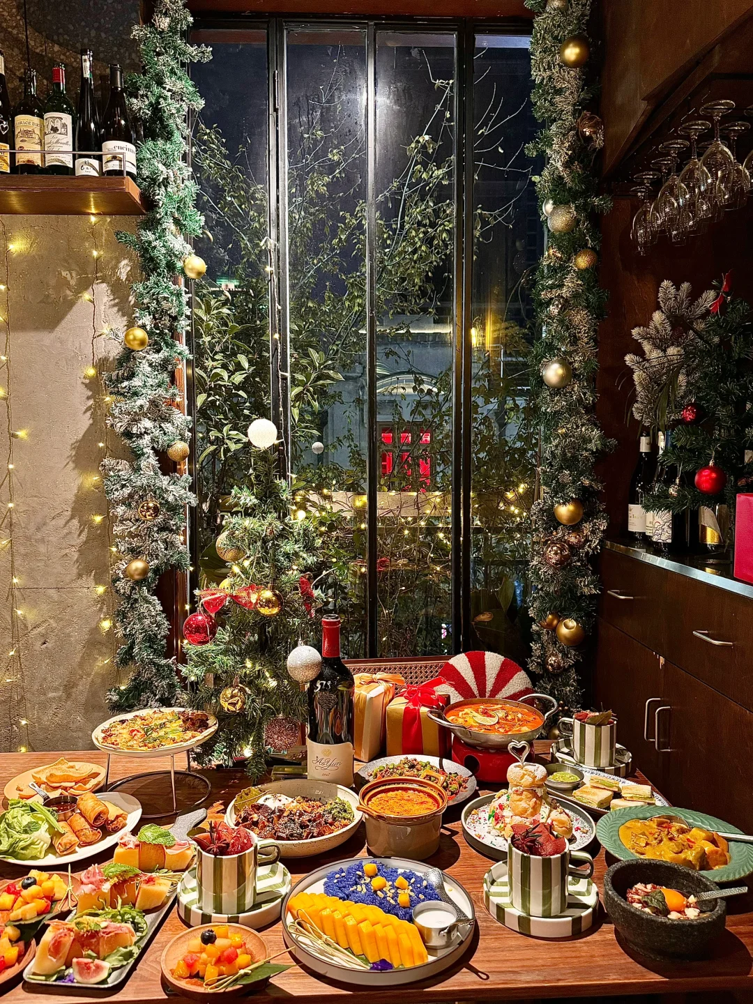 近期上海坠美的圣诞餐厅🎄出现了！！