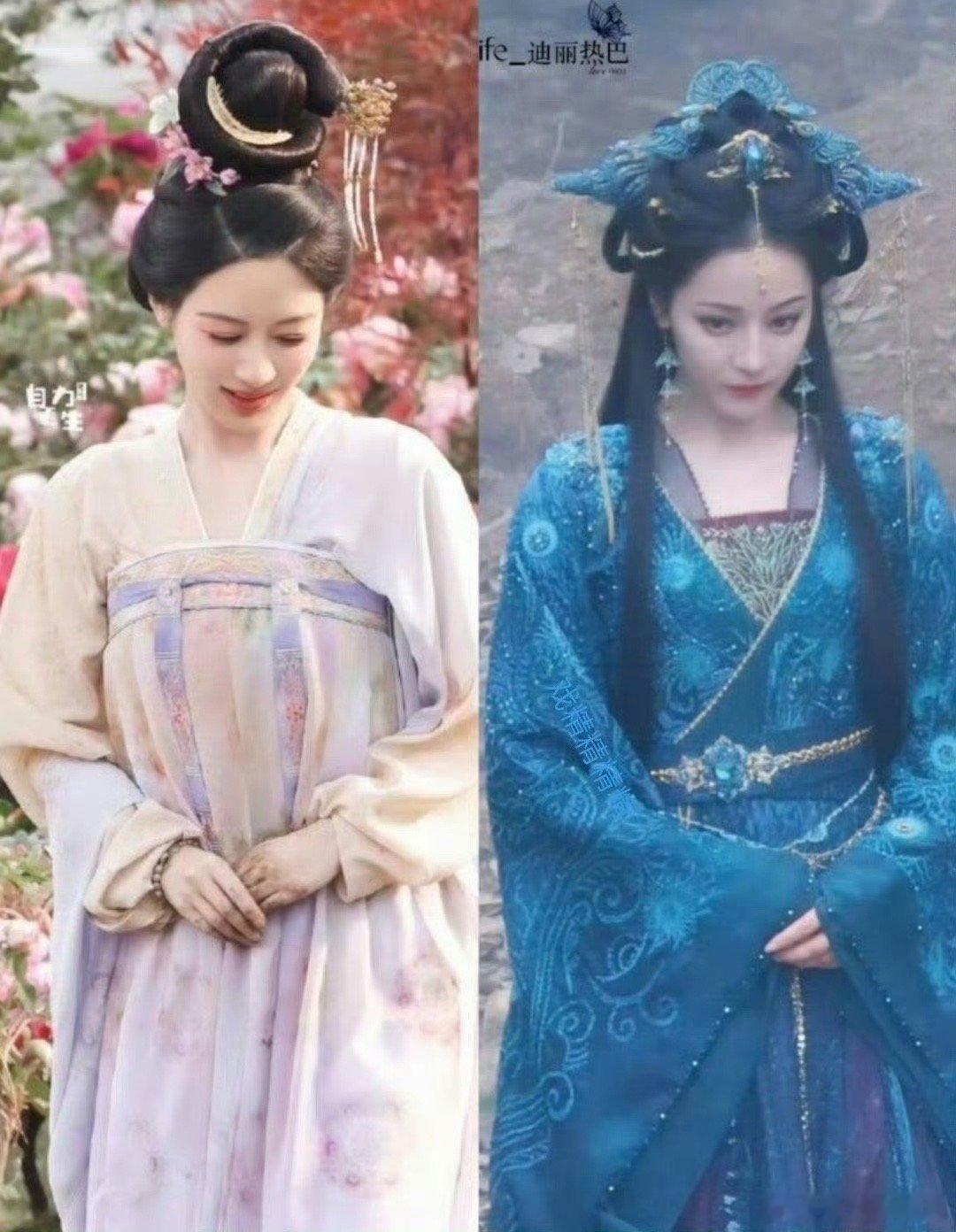 杨紫怎么老和迪丽热巴撞型 ​​​