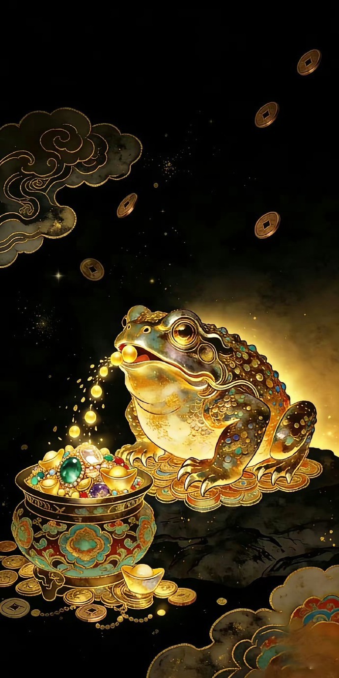 金蟾送财，见者有份！接不接？ 