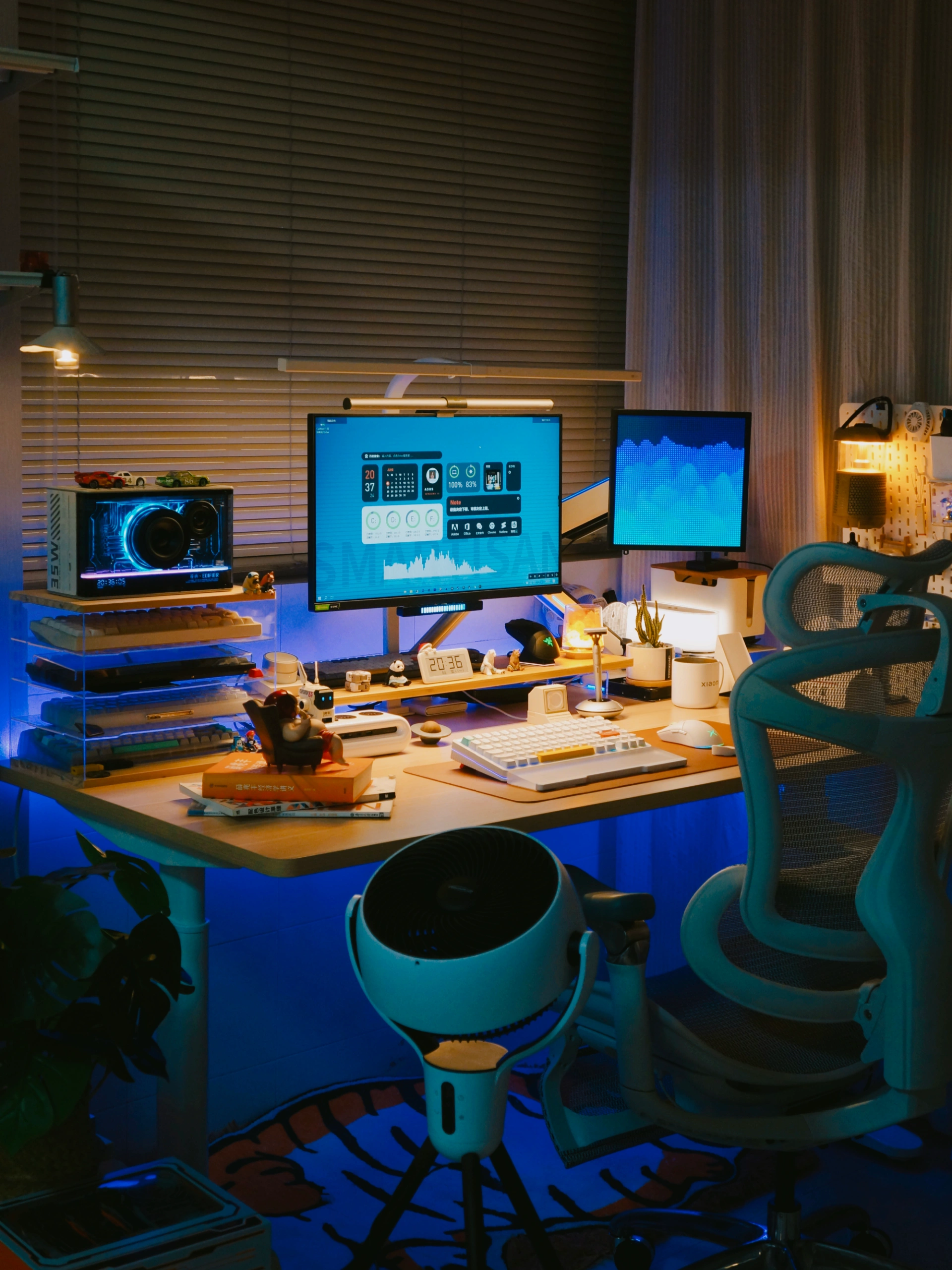 🌀夏日时刻 | 男生清爽书房 | 桌面好物