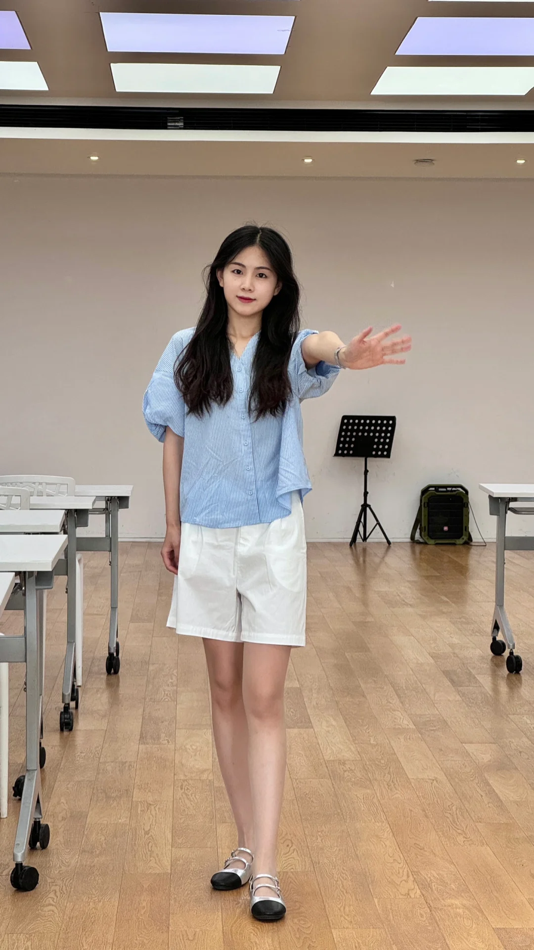 夏天 清新温柔穿搭🩵🤍| 97年大专老师OOTD