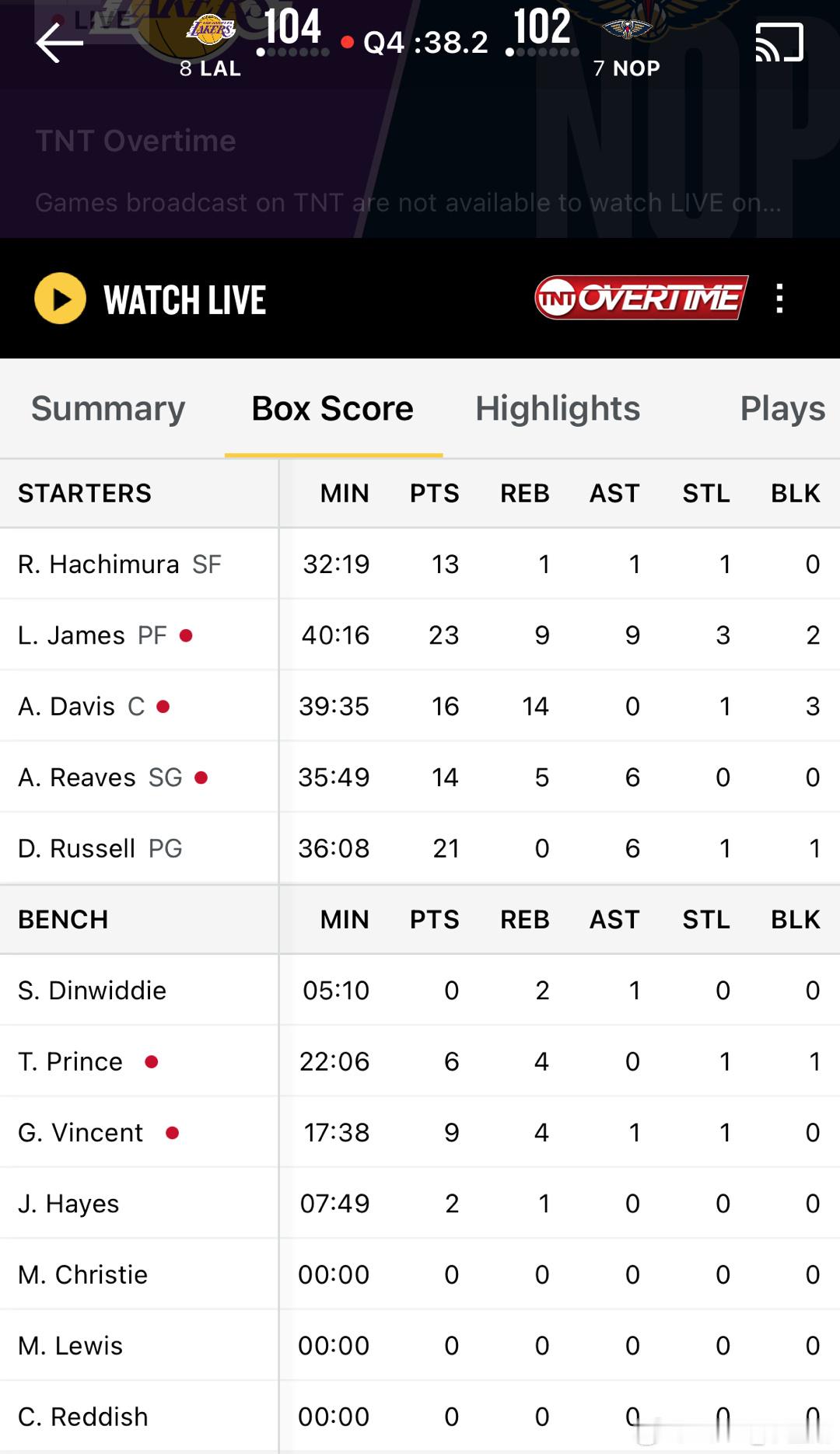 湖人鹈鹕也打到了最后#nba附加赛##湖人vs鹈鹕# ​​​