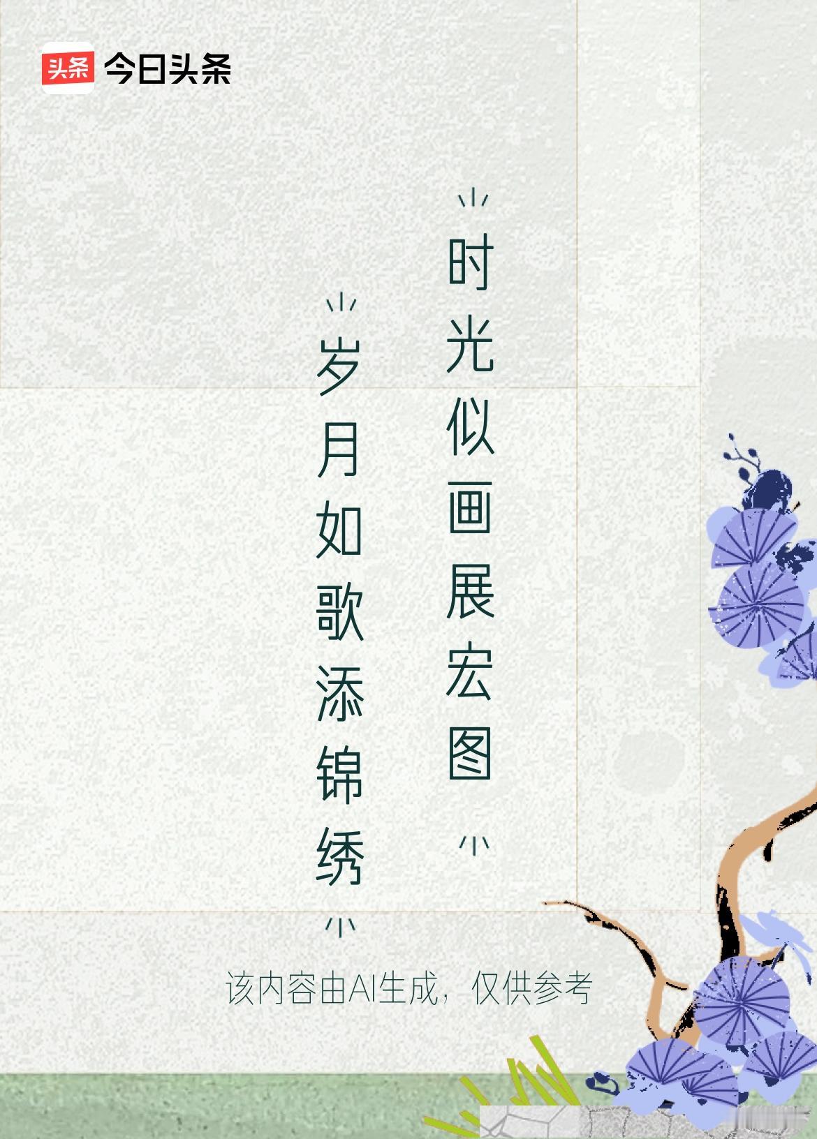 文学创作大会上联：岁月如歌添锦绣，下联：时光似画展宏图。戳这里👉和我一起作诗词