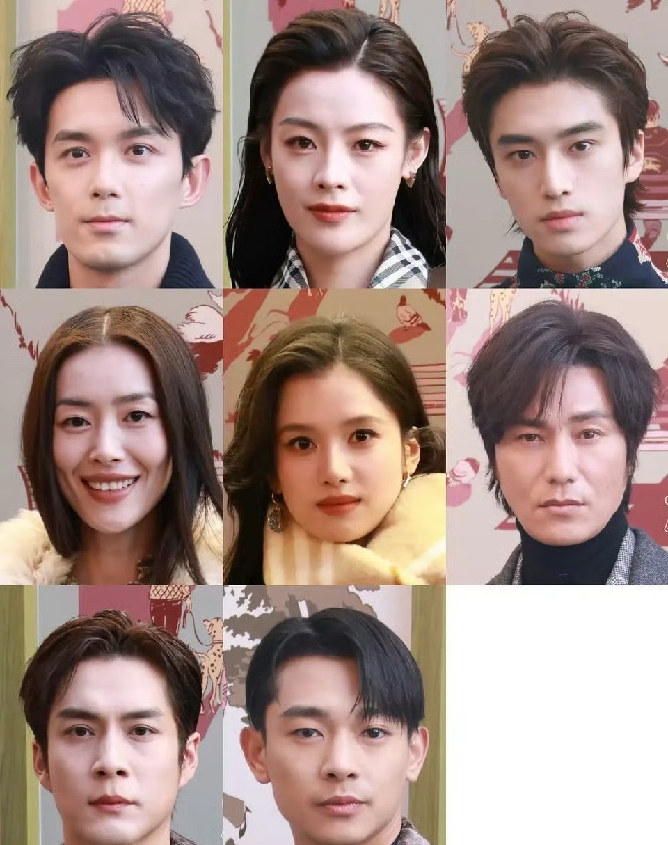 女明星美的很突出，男明星丑得更突出。张婧仪和陈丽君美成啥了，一转头被这帮男的吓一