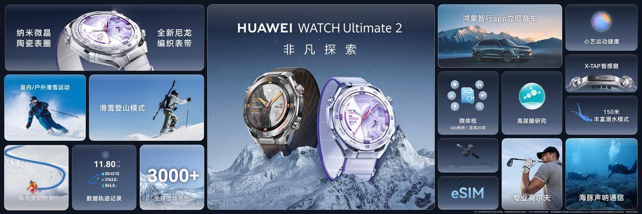 换表有时候比换衣服还提气。在华为新品发布会上，华为WATCH Ultimate 