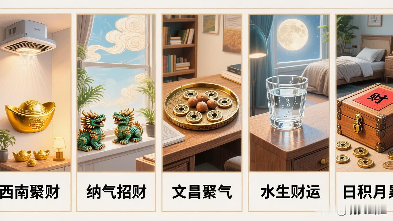 家里这5个地方悄悄动一动，老祖宗说“财气”不请自来

俗话说“财为养命之源”，在