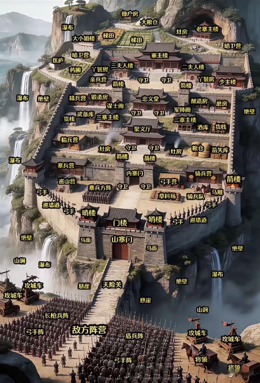 来吧，各位军事家，看看这座山寨怎么破？