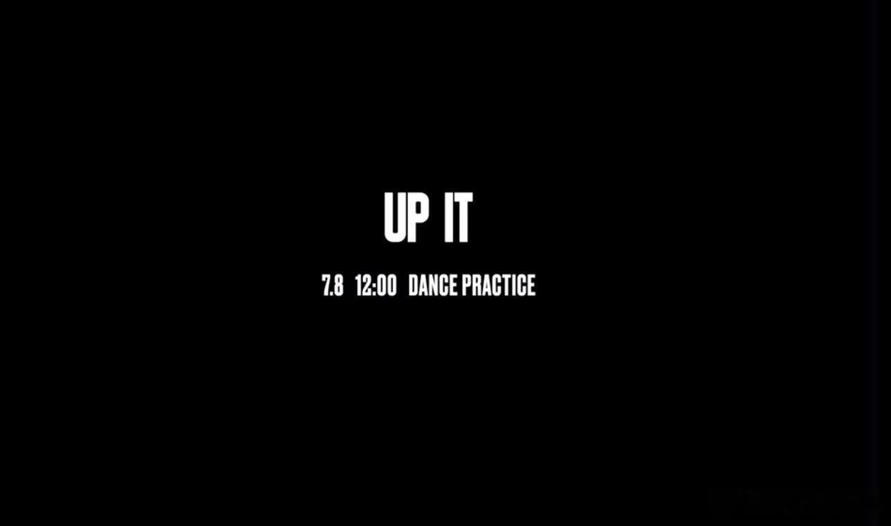 7.6零点 UP IT发布7.8 12:00 UP IT 练习室舞蹈而一切才刚刚