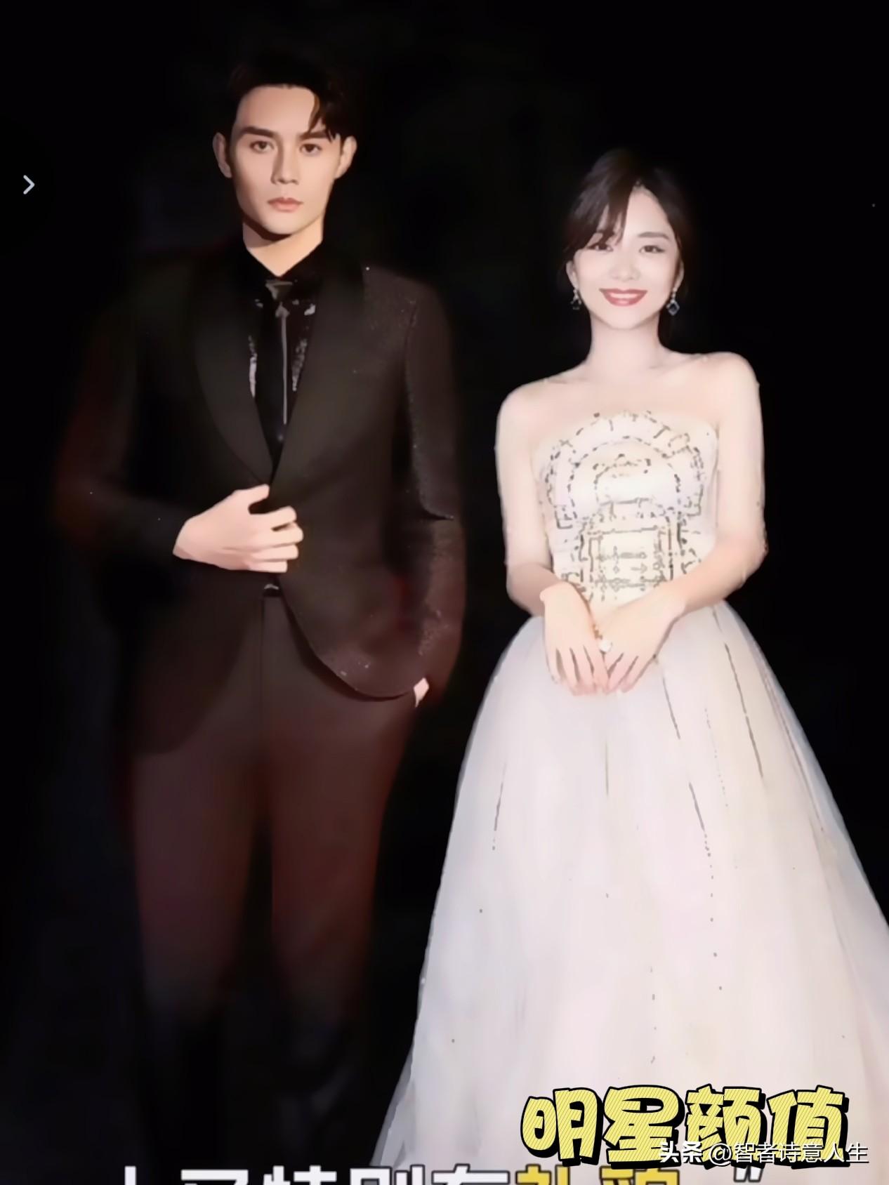 哇塞🤩红毯上的谭松韵王凯，闪耀的夜晚，甜蜜的笑容，这二搭决了，真是今✏日闪耀的
