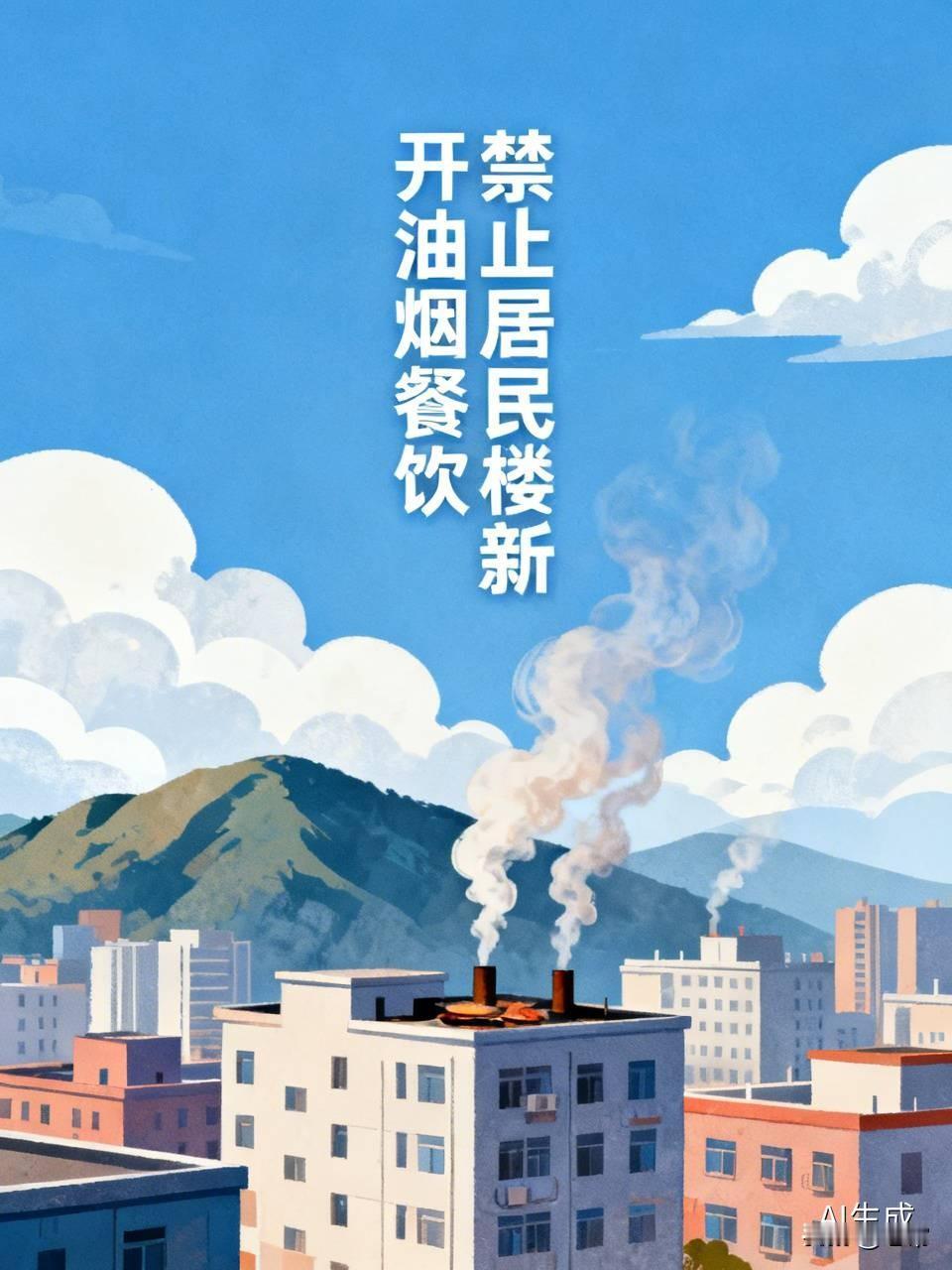禁止居民楼新开油烟餐饮，守住居民居家的安宁清心，不是一刀切取缔烟火气，重在源头减