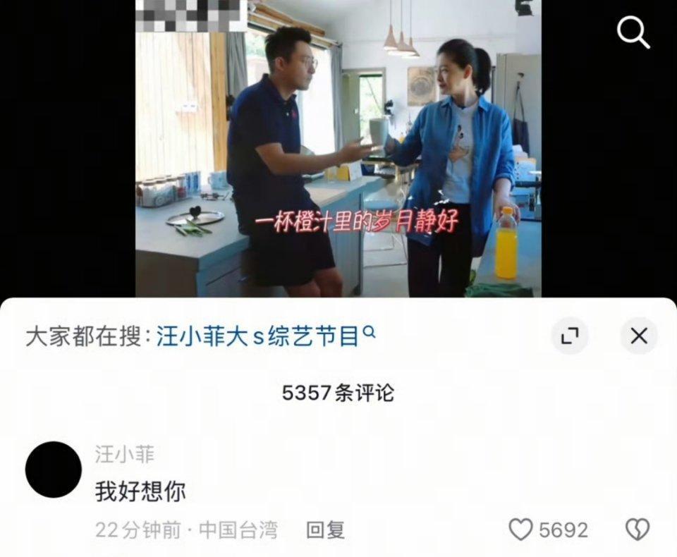 他没事吧，评论大S：老婆我好想你、死的人应该是我 