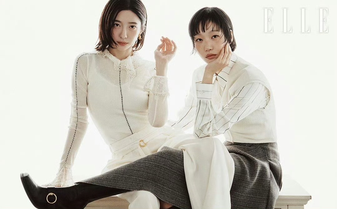 金高银x朴智贤 ELLE Korea 9月刊 ​​​