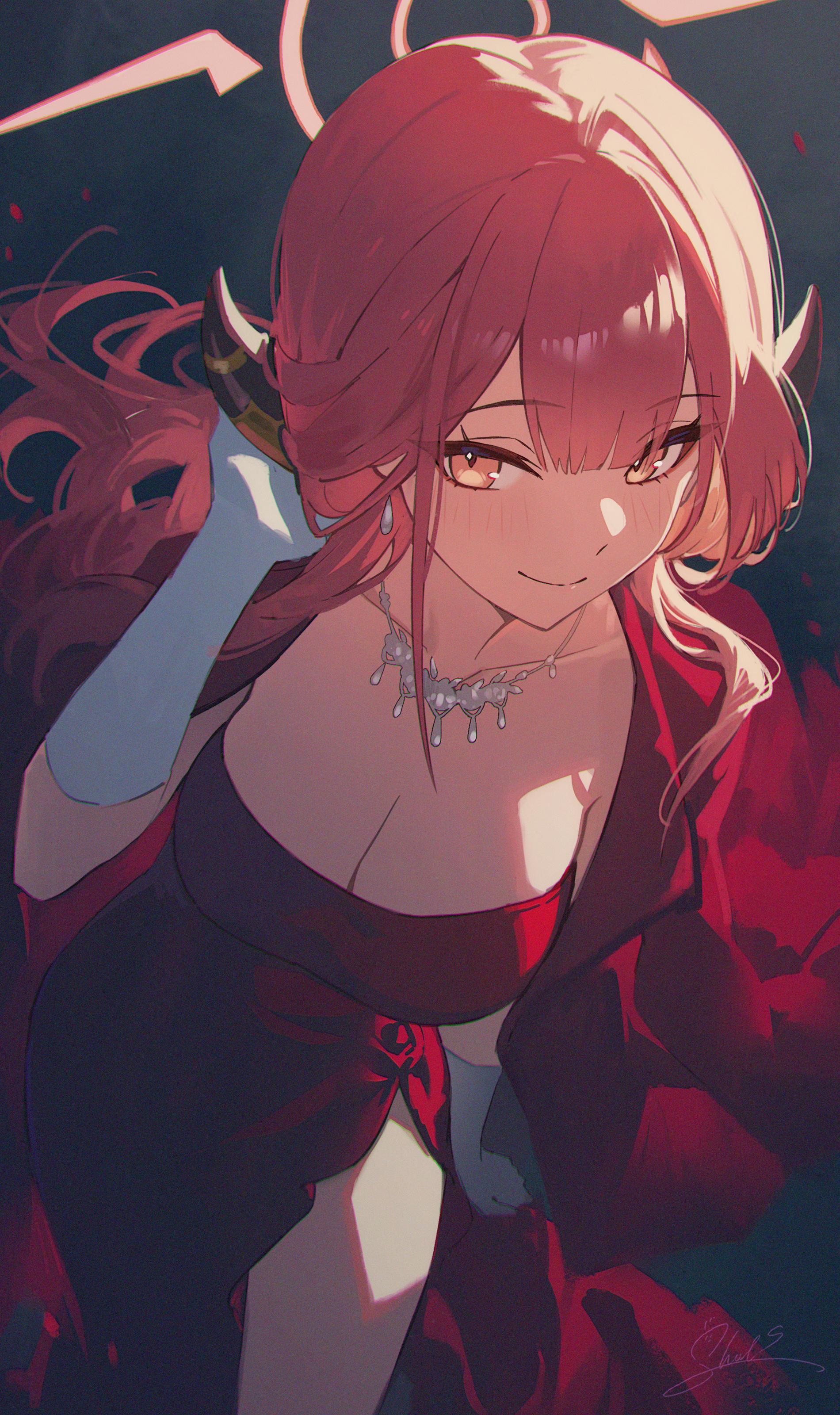 动漫陆八魔爱露·画师：砂粒shali 