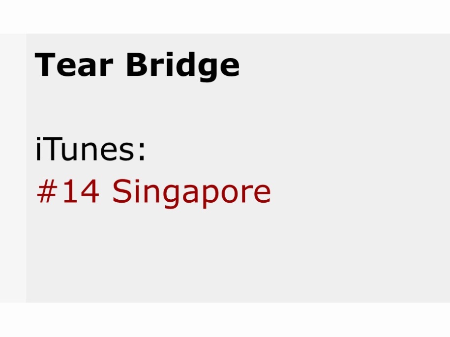 哈哈哈哈居然真的是叫”Tear Bridge”嗎