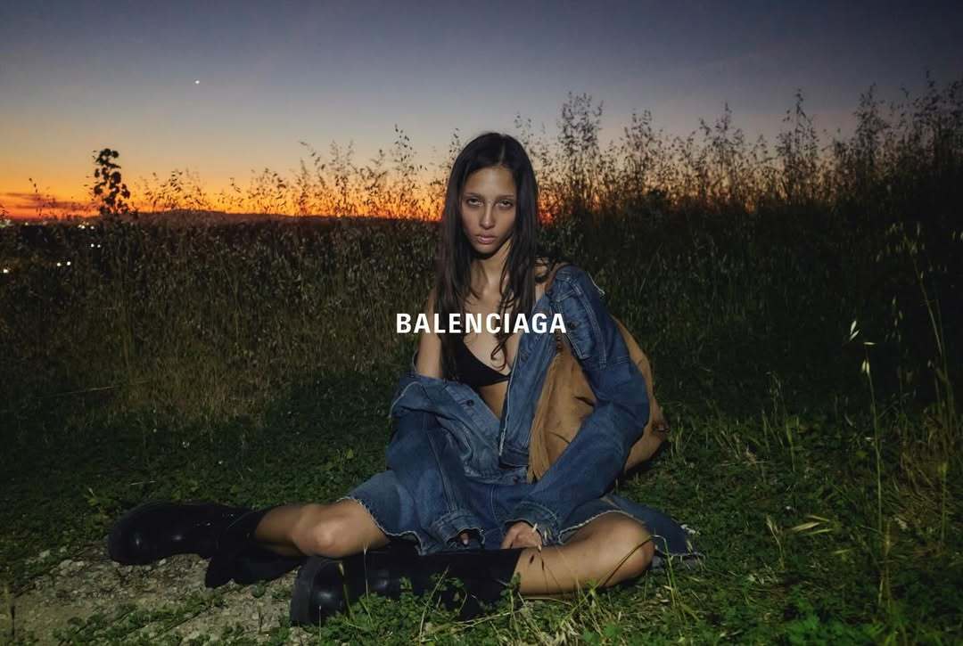Yasmin Wijnaldum for Balenciaga High Sum
