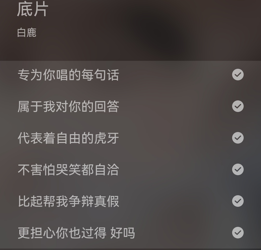说实话真的需要安安静静品一下歌词，笨拙真诚的爱我看清歌词的时候真的完全哭崩… 