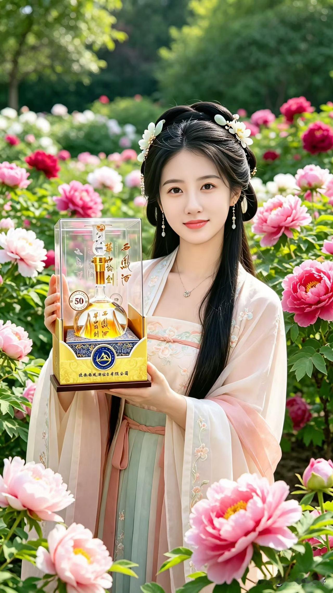 古风少女与茶艺的完美结合，感受华山论剑西凤酒魅力。中式茶艺文化 温婉茶艺写真 古