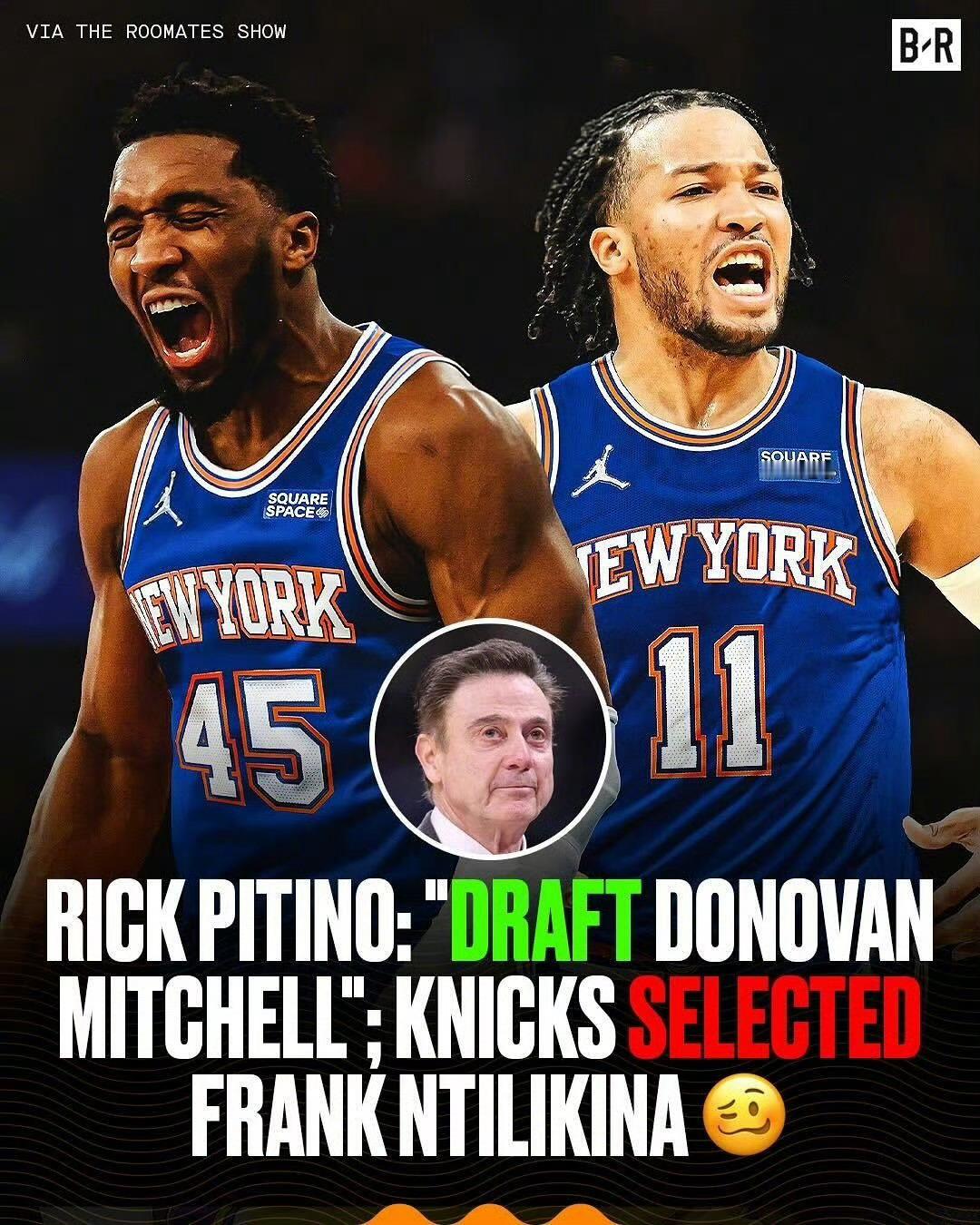 近期，米切尔大学时期的教练里克-皮蒂诺上节目时透露：选秀时他曾极力推荐尼克斯用8