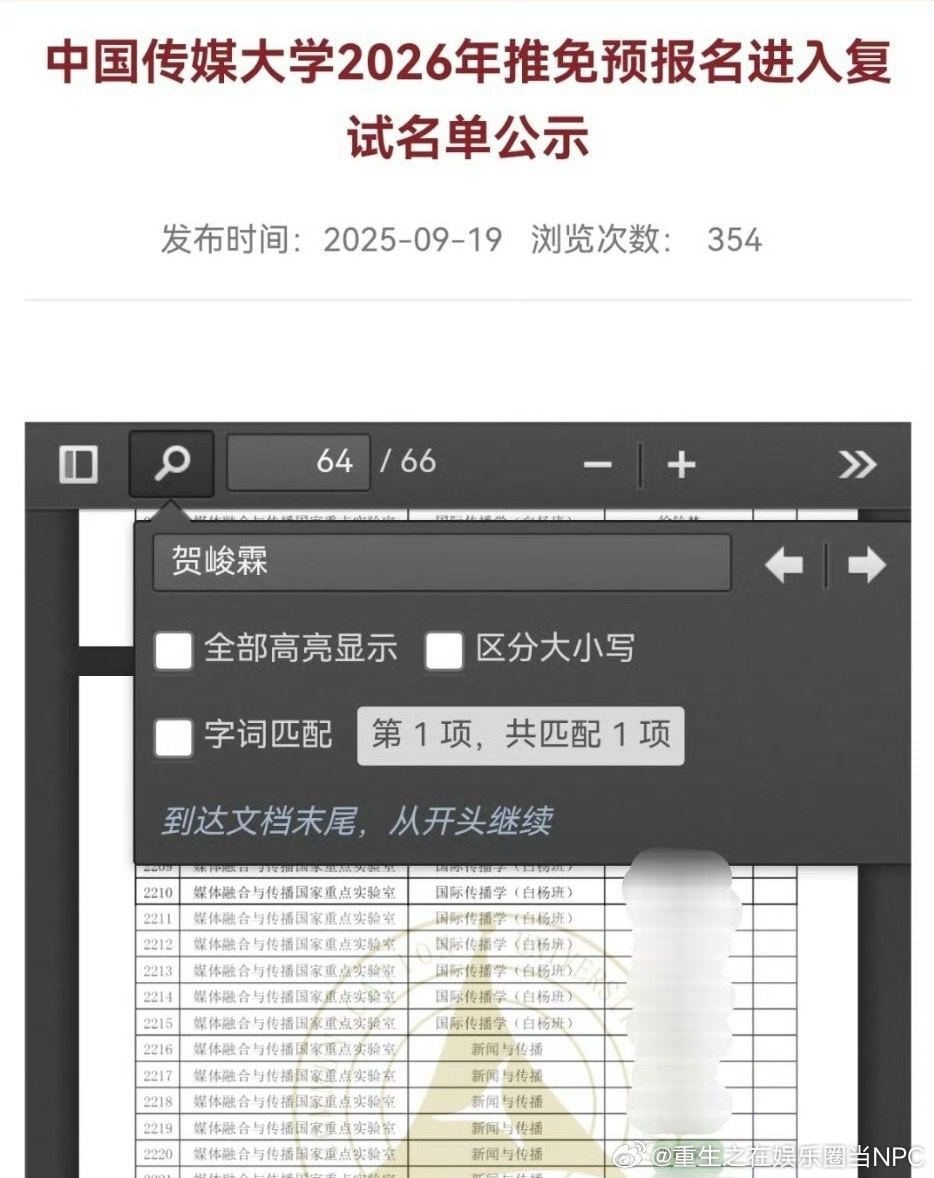 贺峻霖成功进入研究生复试了！！ ​​​