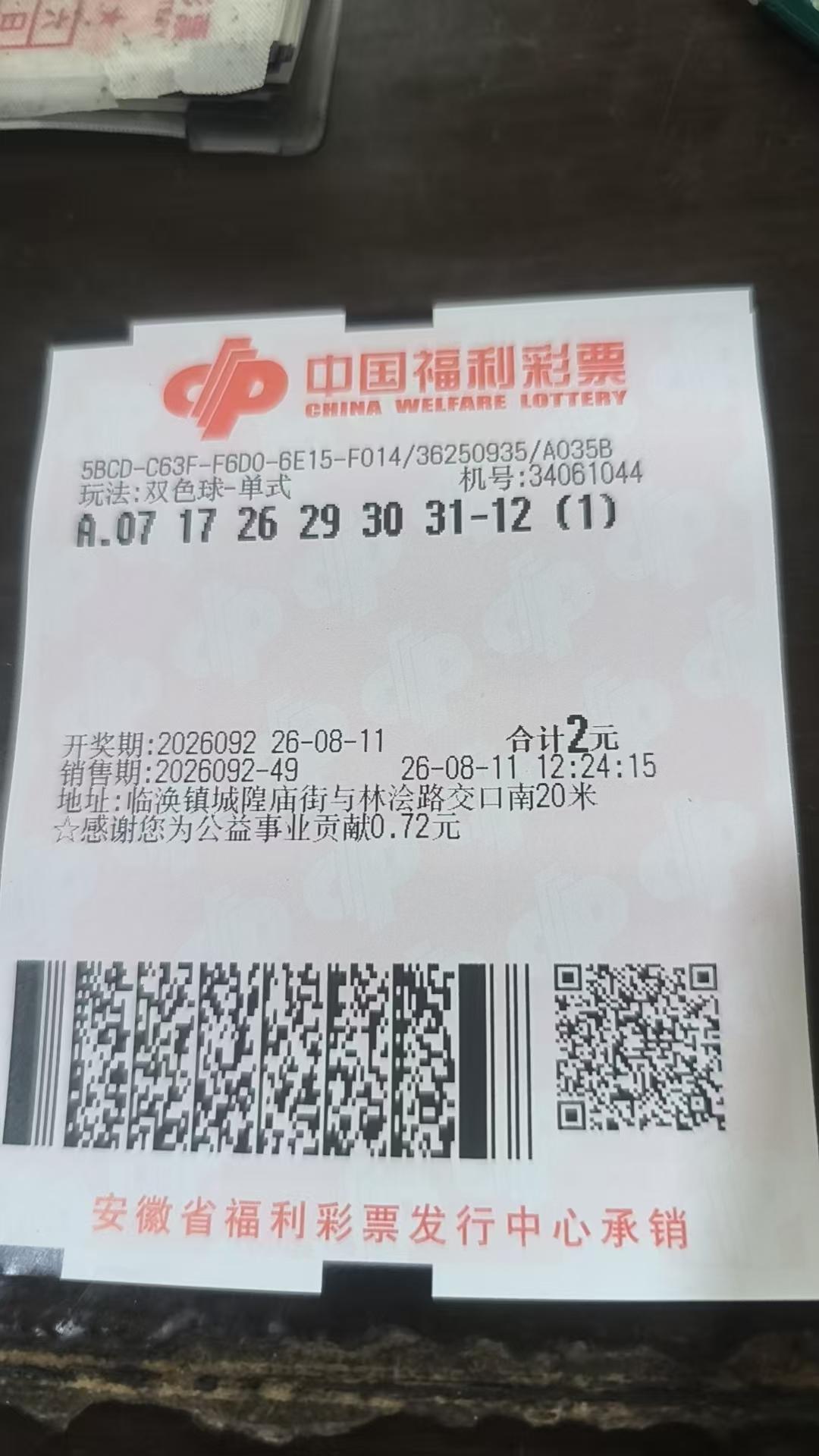 今天的双色球蓝球就照着偶数打吧，希望能蒙着一个。再撒一网看看。
