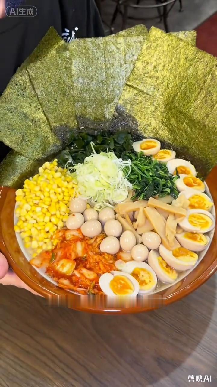 总重量三点五公斤的怪物拉面，恒冰这碗拉面到底有多夸张？普通拉面吃完还觉得不过瘾，