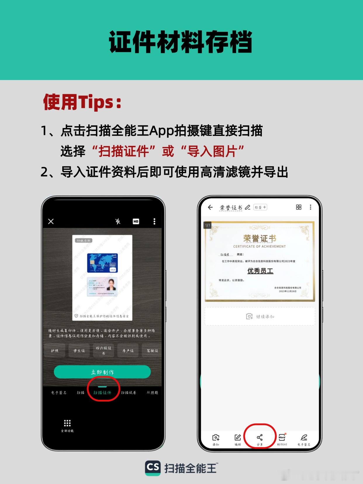 高考成绩 后面填志愿、办入学都需要反复用到准考证、身份证、成绩单。记得扫描全能王