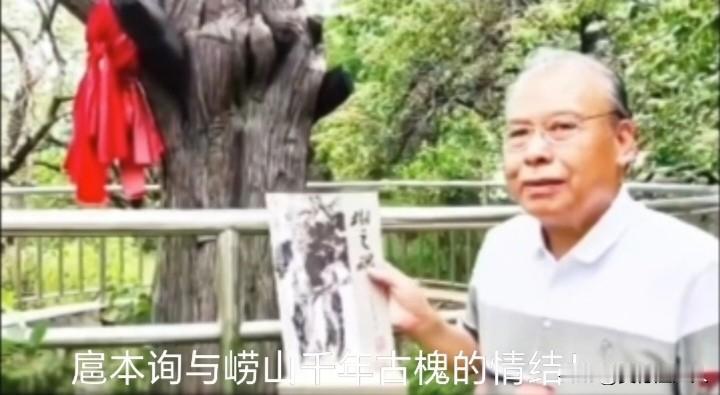 为战友扈本询《欲栽大木拄長天》之巨幅画作赋文分享崂山千年古槐
 
天地鍾靈，山川