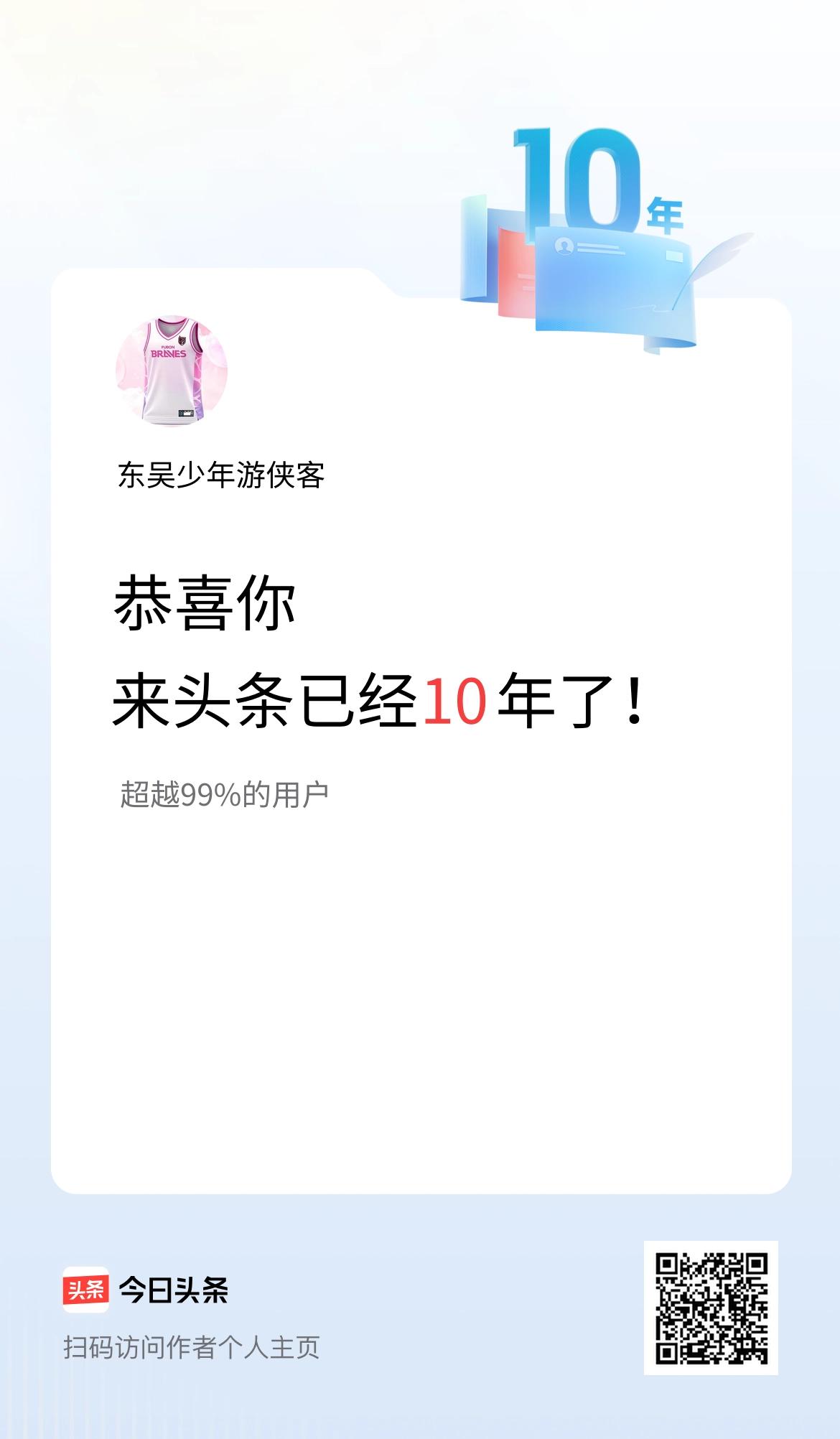 来头条已经10年了！