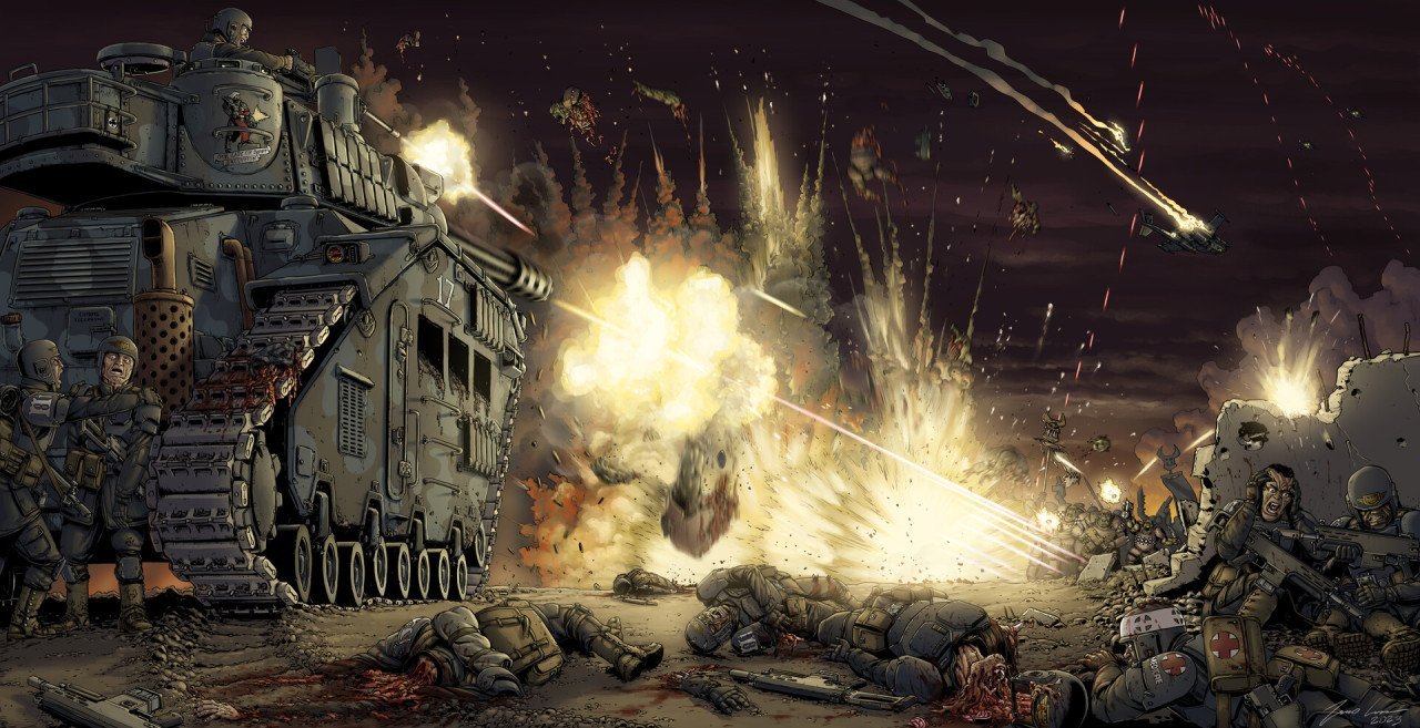 战锤40k 撕裂与屠戮by Juuso Laasonen 