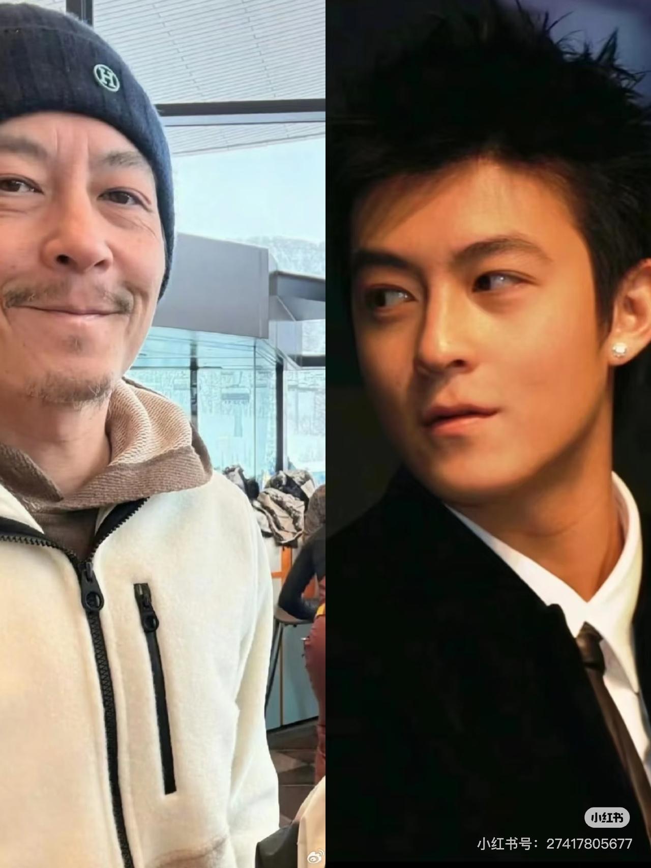 我终于能理解陈冠希的皱纹和胡茬了。 45岁被偶遇时眼角皱纹深、胡茬花白，网友说他