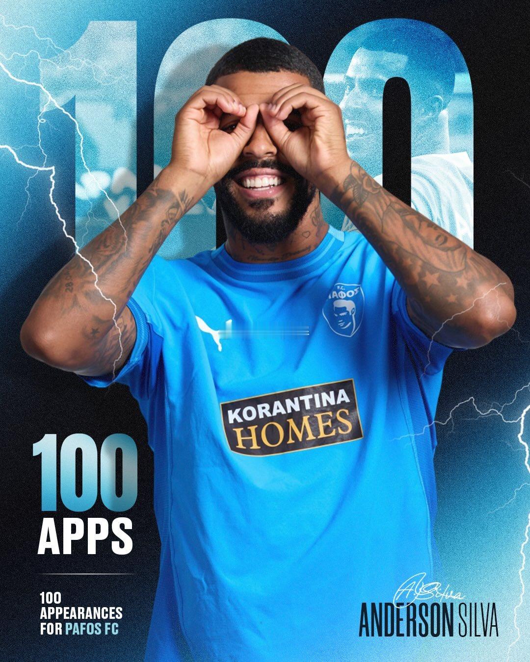 北京国安北京国安 帕福斯官方：一个历史性的里程碑。🎖️|安德森·席尔瓦已为帕福