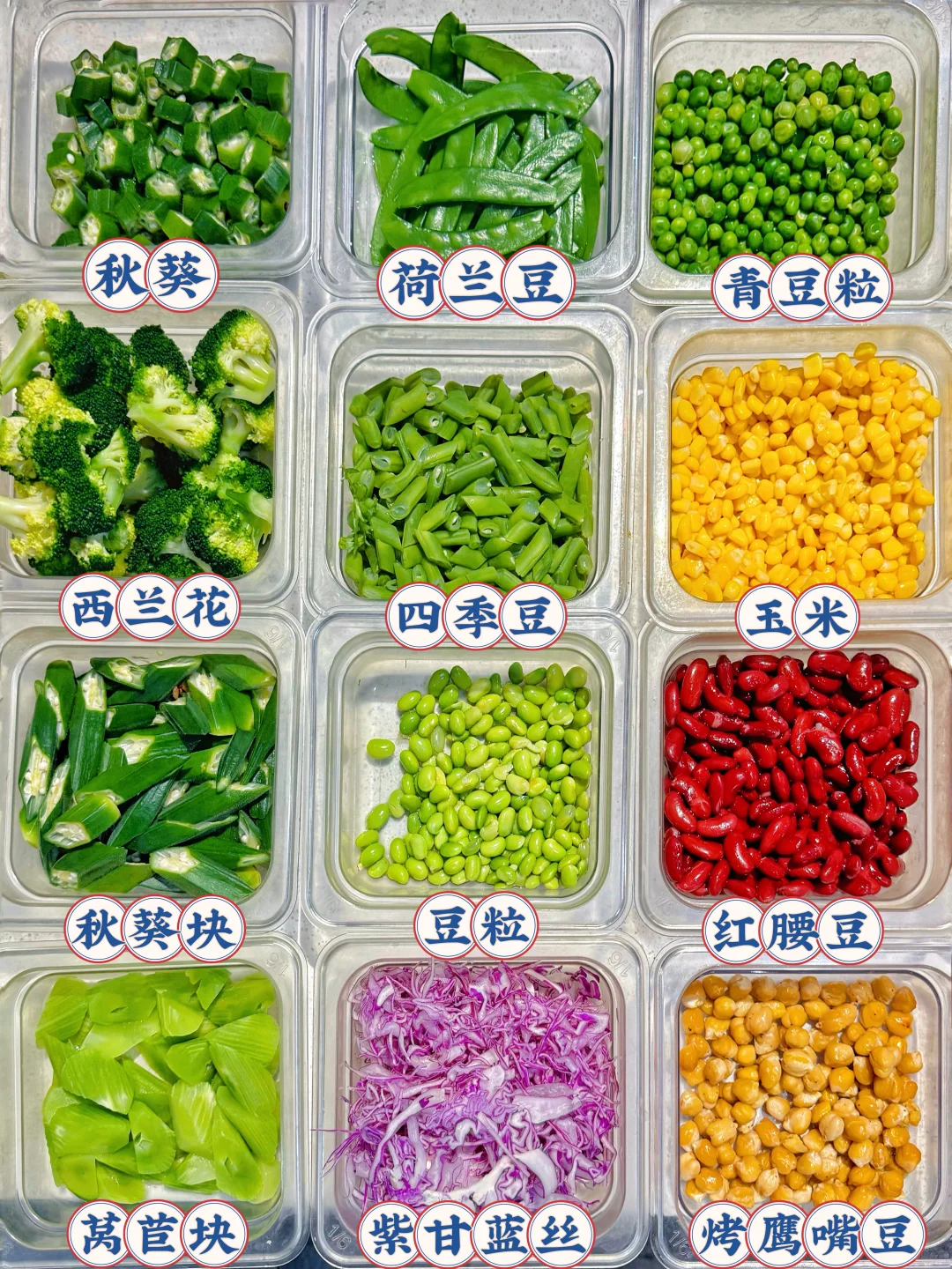冷热沙拉食材🥗种类超全整理🔢