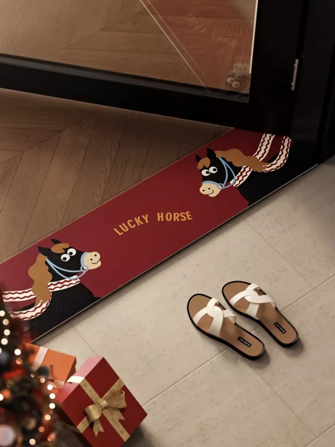 新年门槛石地垫🧧小马送福喜庆又可爱