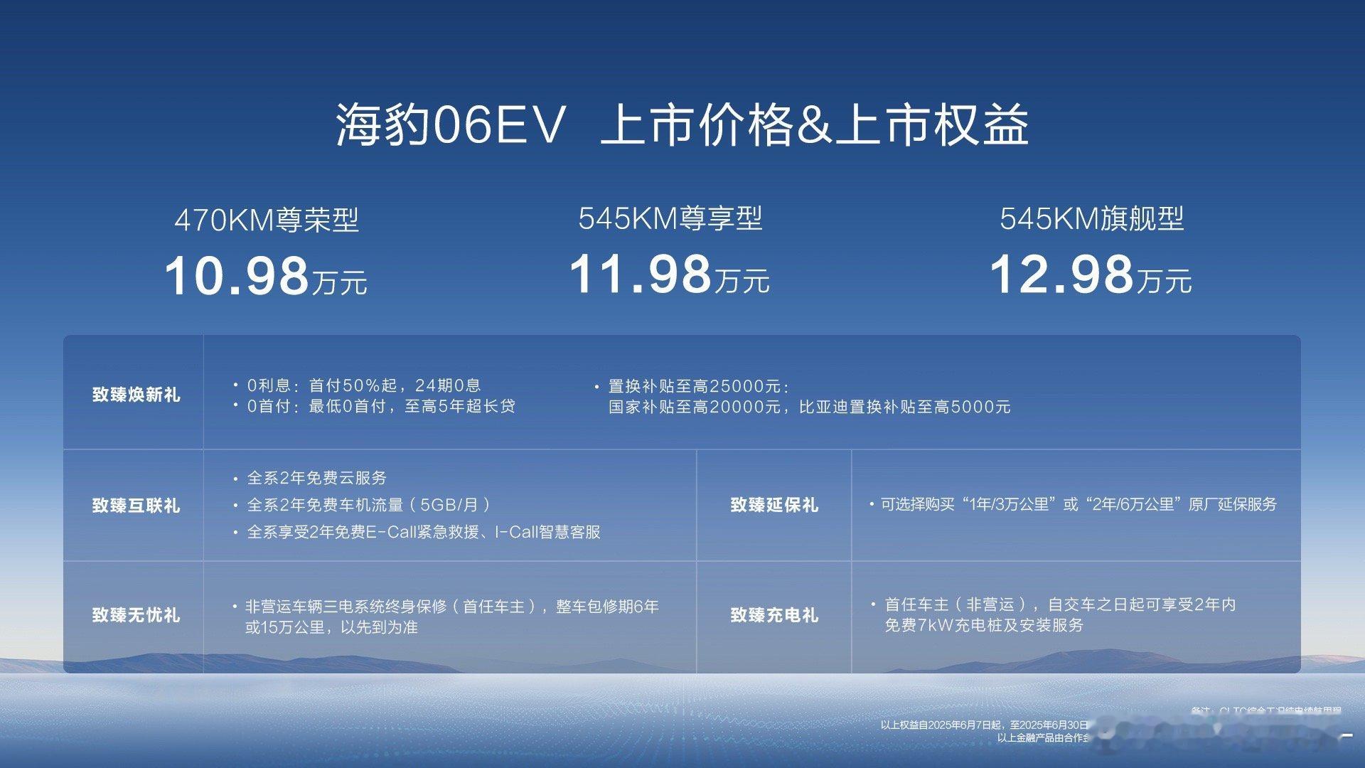 比亚迪海豹06EV上市 10.98万起！年轻家庭纯电轿跑新标杆正式售价：10.9