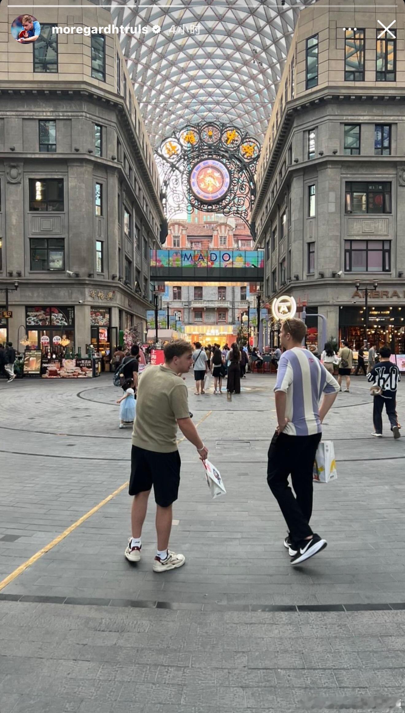 阿德和他的好Fri已经到上海了没上崇明岛哈