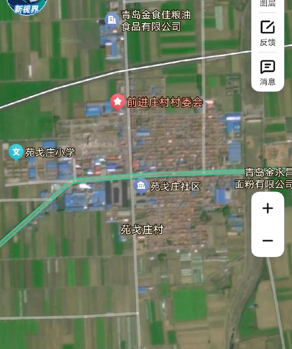 苑戈庄村位于青岛胶州市胶西镇西部，距镇驻地约7公里，东邻苑家小庄、东埠村，西邻安