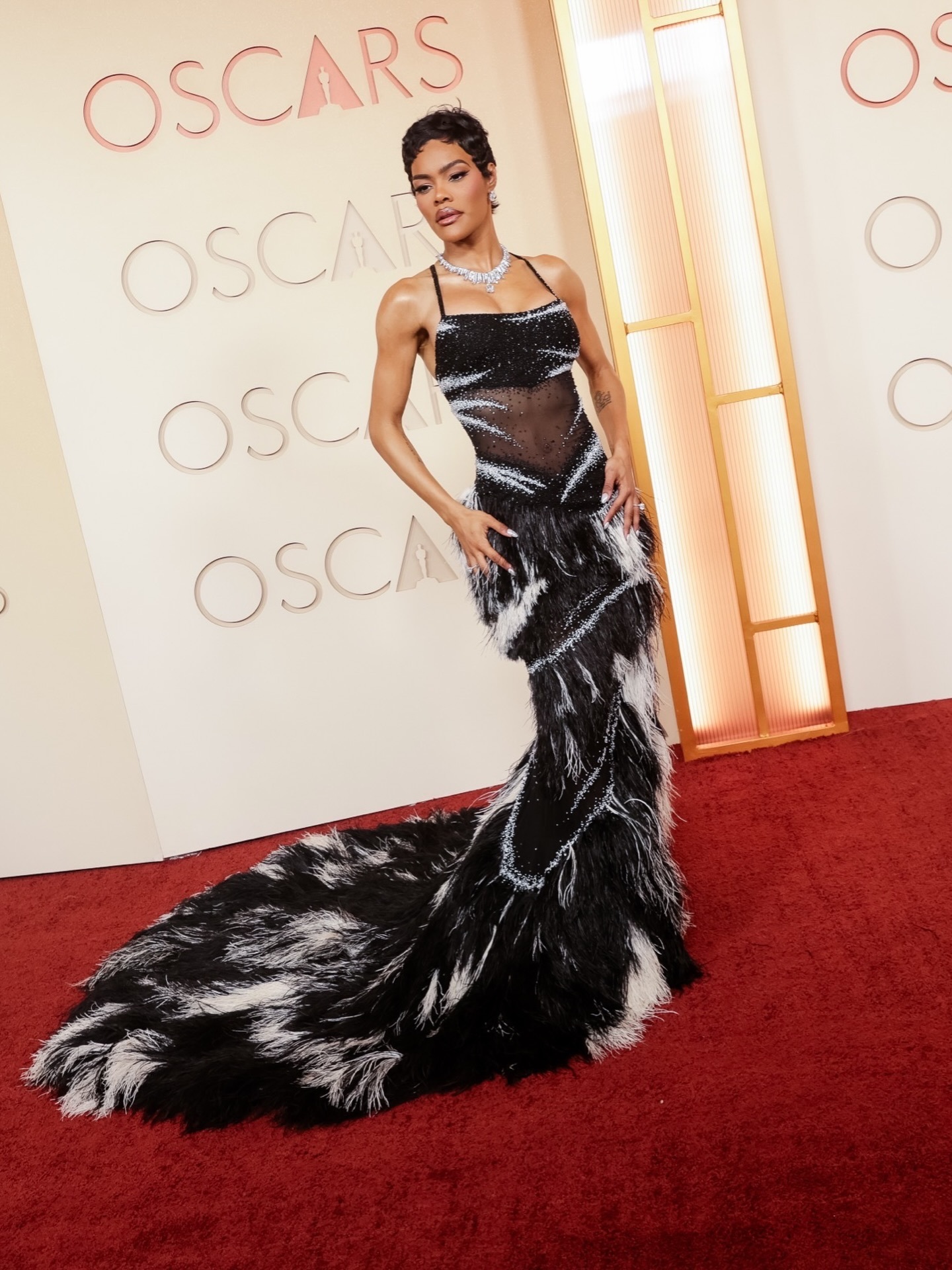 Teyana Taylor x  奥斯卡红毯CHANEL为Teyana Tayl