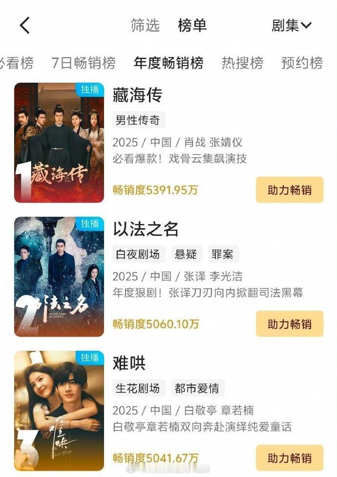 优酷拉新年榜藏海传 难哄都是5000W档的凡人修仙传传 入青云 暗河传 七根心简