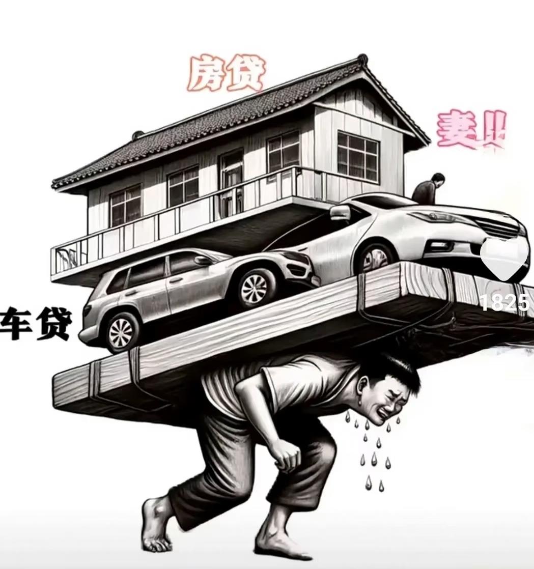 三四十岁的男女不愿谈恋爱、结婚，
核心逃不开房车两座大山。
普通城市一套刚需两居