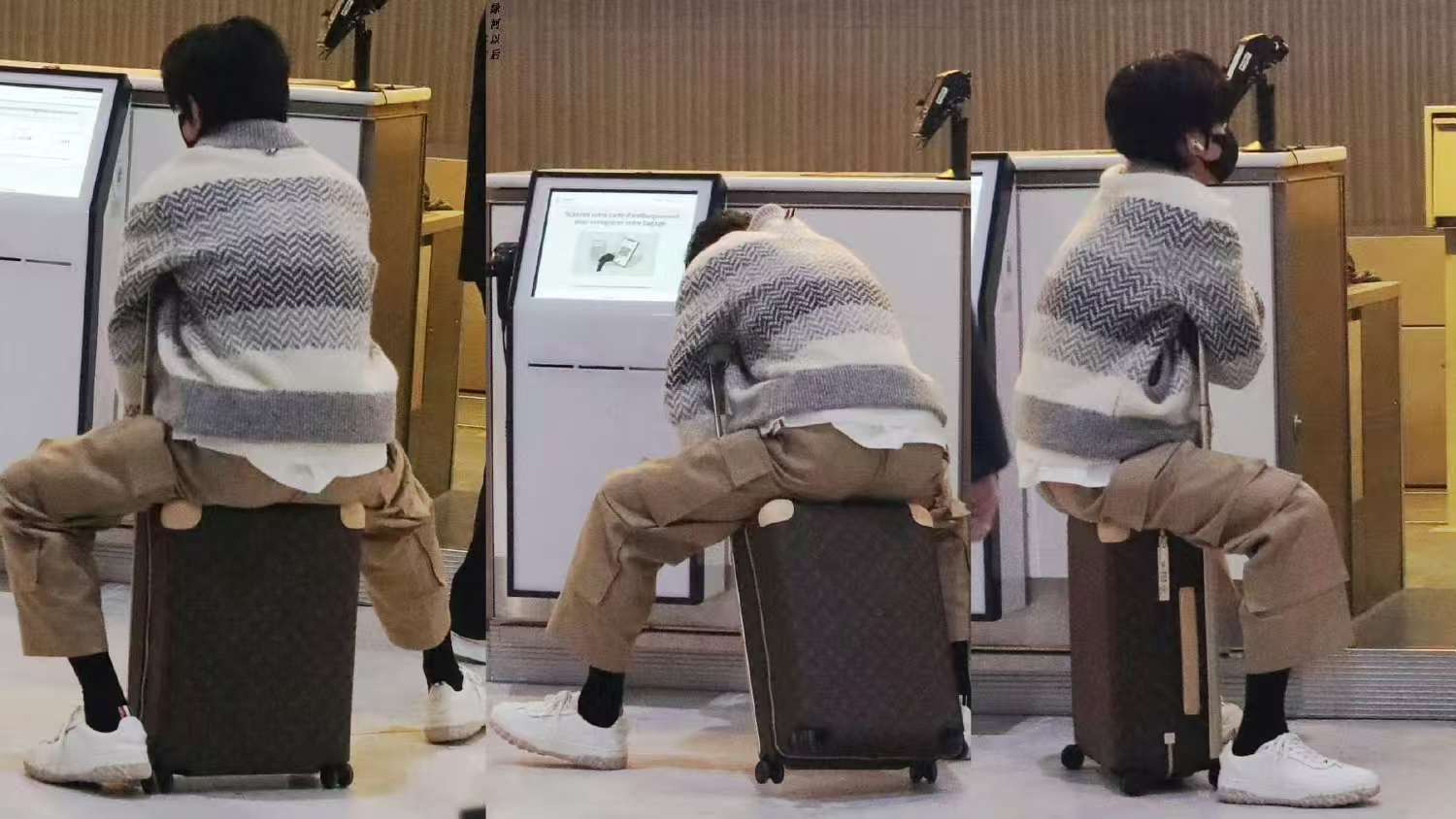 刘轩丞巴黎启程回国刘轩丞结束巴黎时装周回国刘轩丞巴黎启程回国，不错，[赞] ​​