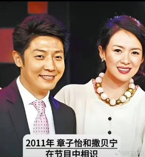 撒贝宁 章子怡发生了什么？不过早期他俩真的好甜 