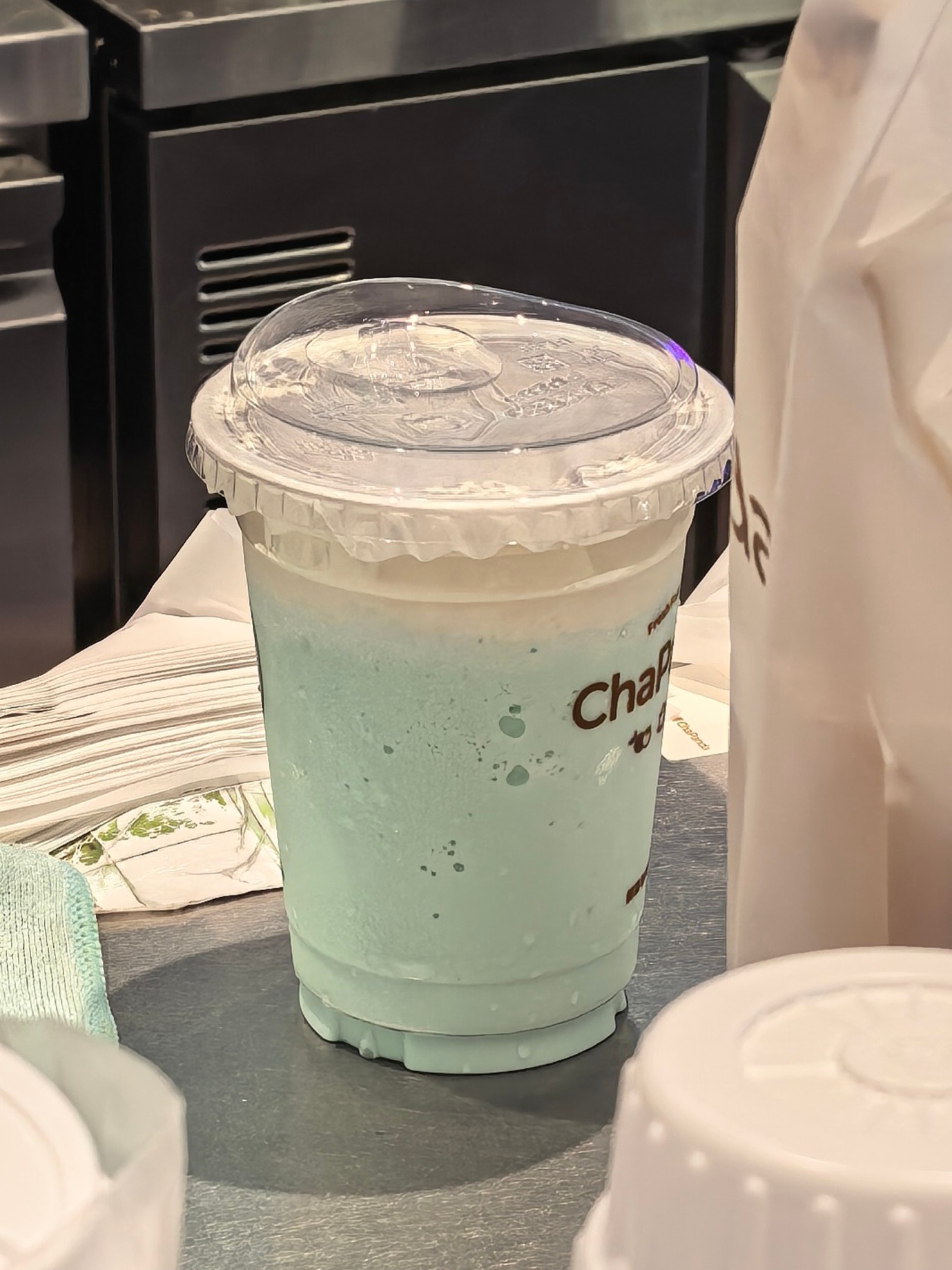 试一下茶百道的新品薄荷脆脆冰