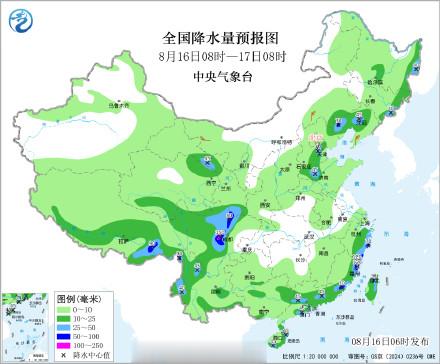 15省区市中到大雨
