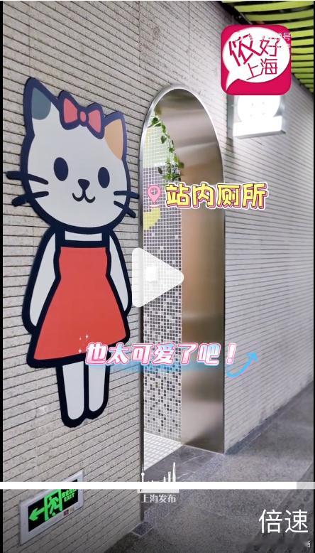 【上海地铁指示牌惊现猫猫手绘】国企里的个别人，将个人喜爱或者小团体共识投射到公共