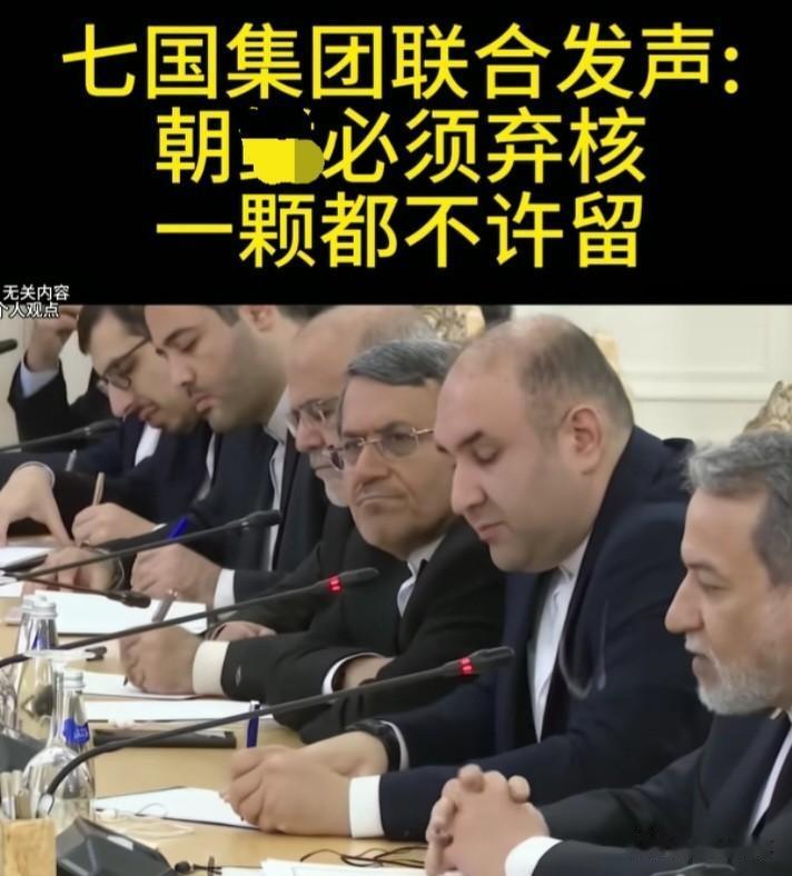 来了，终于来了——这次，是跟，还是不跟？

近日，七国集团联合发布声明，要求朝鲜