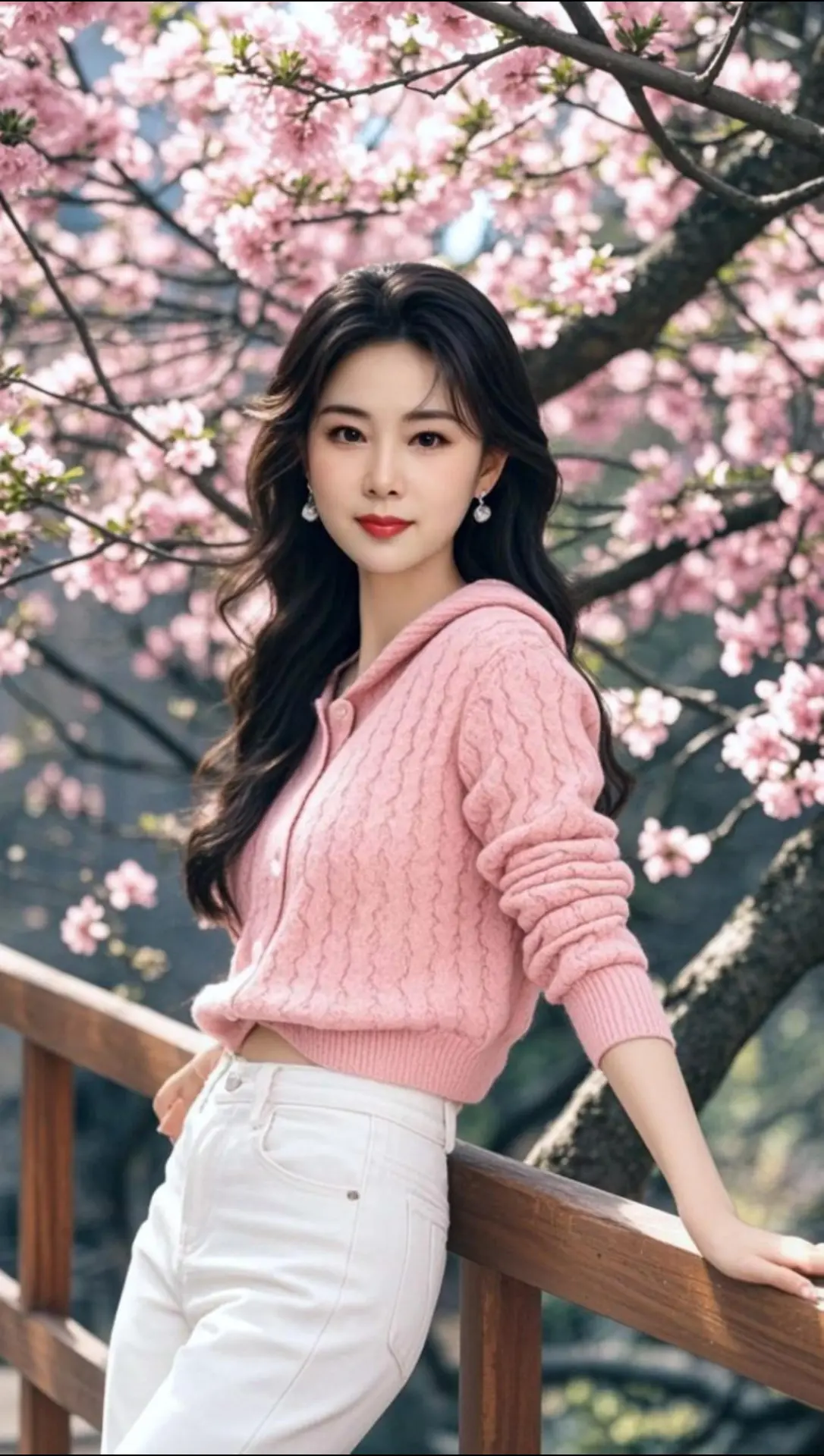 AI樱花少女照 随变ai随便玩