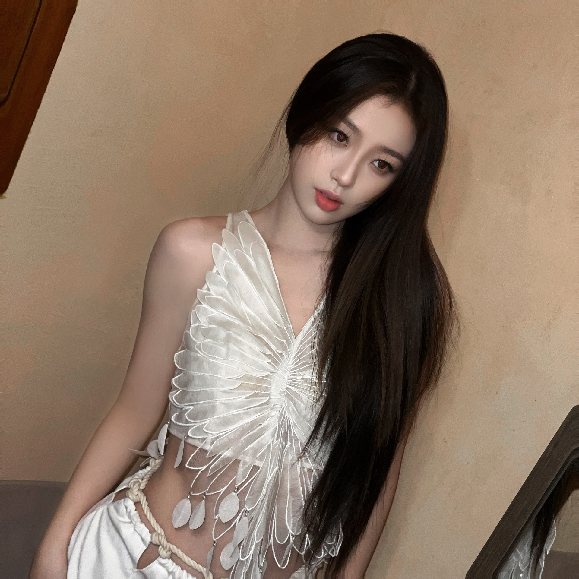 来自星星的穿搭 守护美女虞书欣 吊带自由～🤗​​​